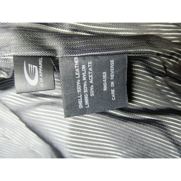 Kenneth Cole Reaction 100% Leather Red Jacket Women's Size M - Picture 8 of 8